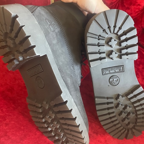 Badass Timbaland Black Suede Boots - Picture 4 of 6